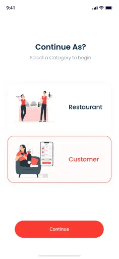 Food It app screen